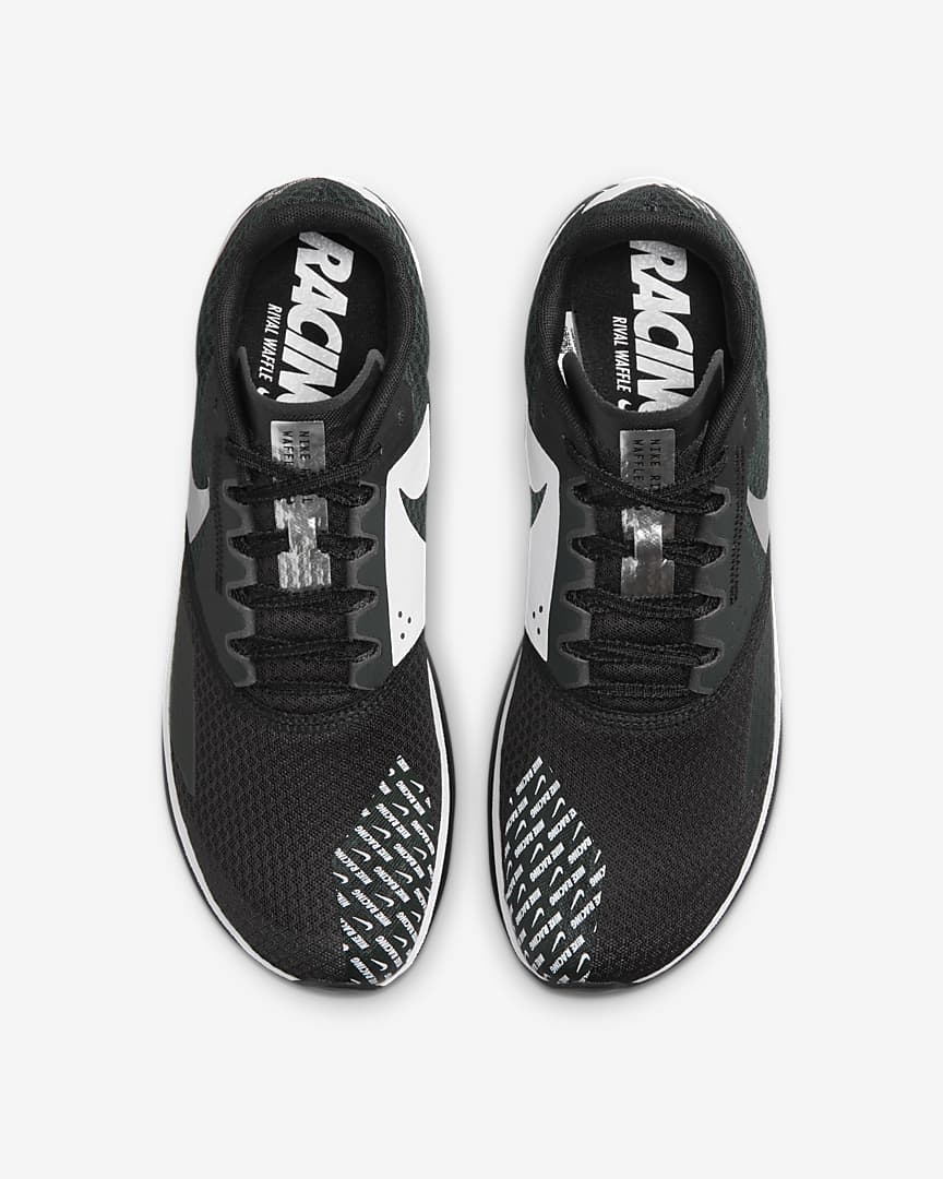 スパイク・シューズ Nike Zoom Rival Waffle 6 NIKE ZOOM RIVAL WAFFLE 6 BLACK/METALLIC SILVER/DK SMOKE GREY
