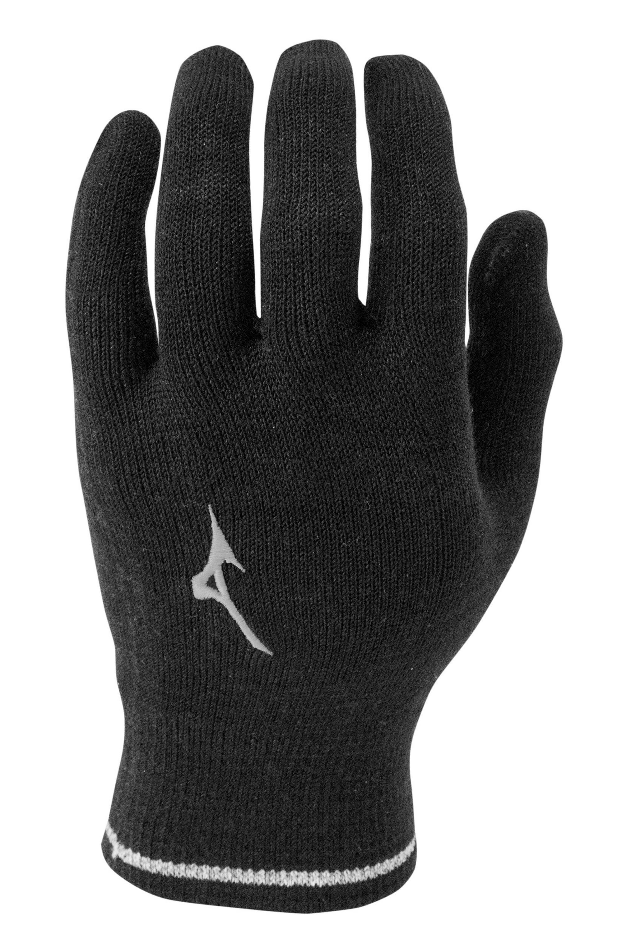 MIZUNO BREATH THERMO KNIT GLOVE BLACK