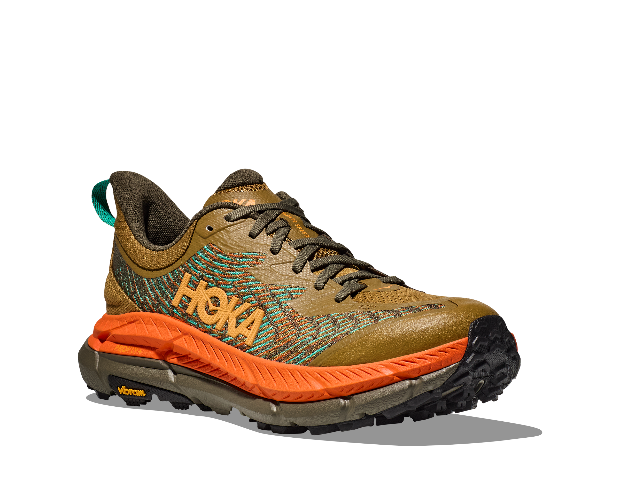 HOKA ONE ONE HOKA MAFATE SPEED 4 MENS ANTIQUE OLIVE/SQUASH