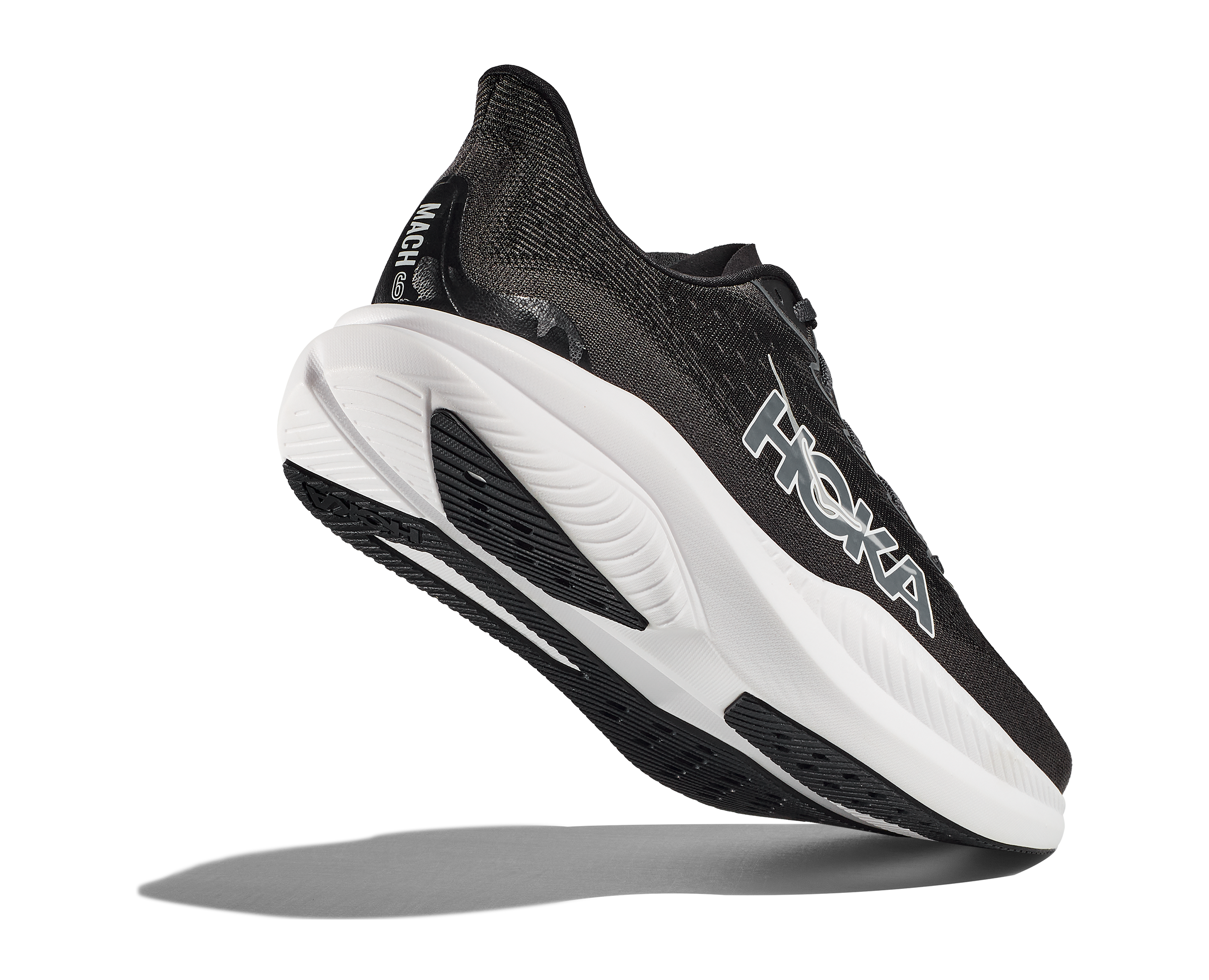 Hoka One One Mach 6 Running Shoes Sneakers Mens 6MD Black White 1147553 Hoka One One Mach 6 Running Shoes Sneakers | Mercari main image 4