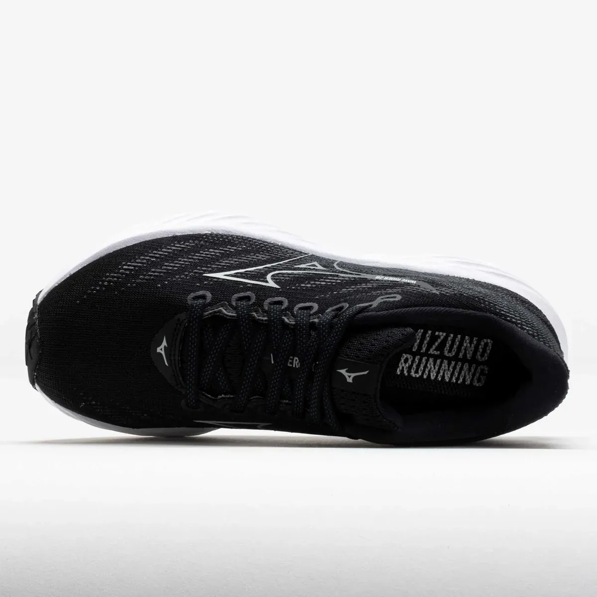 MIZUNO WAVE RIDER28 黒×シルバー 27cm Mizuno Women's Wave Rider 28 | Marathon Sports