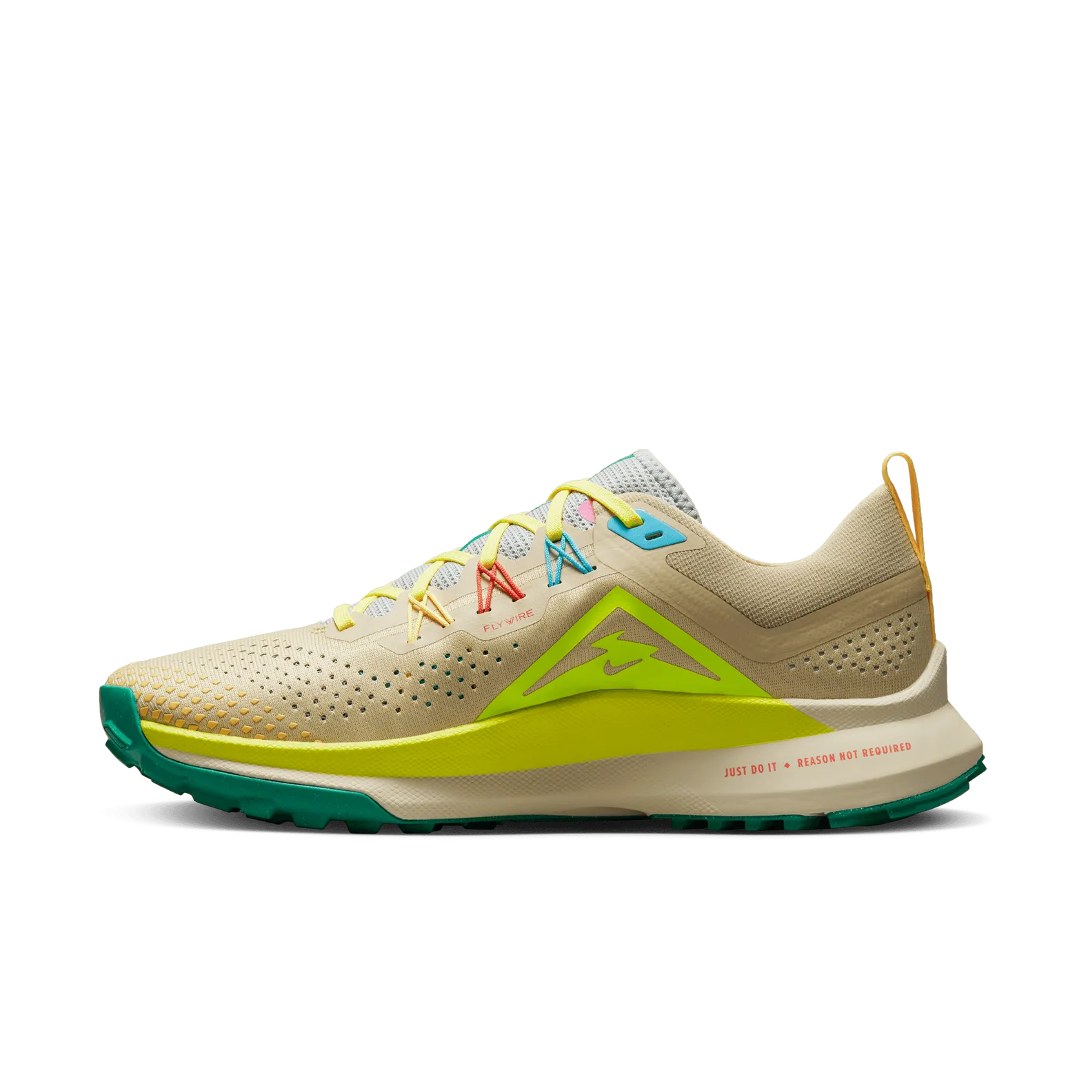 シューズ NIKE - Nike React Pegasus Trail4 Team Gold Volt Nike React Pegasus Trail Outdoor Running Trainers Team Gold